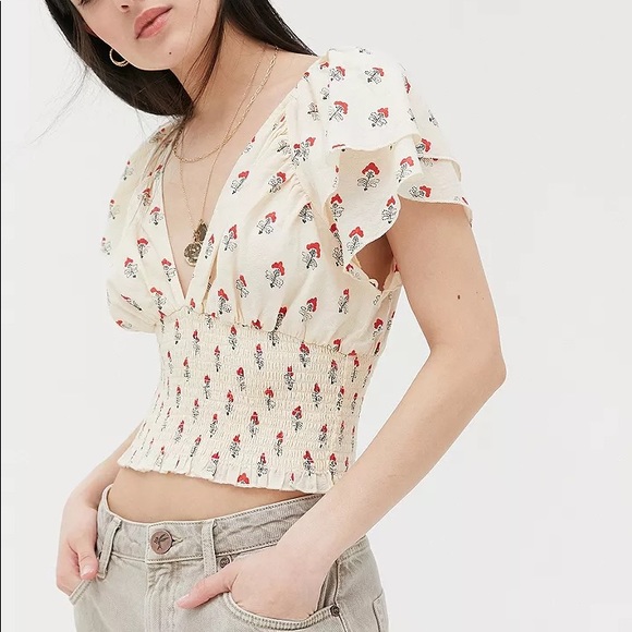 UO Smocked Top - Picture 5 of 7